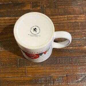 Royal Norfolk Red and White Rustic Mug